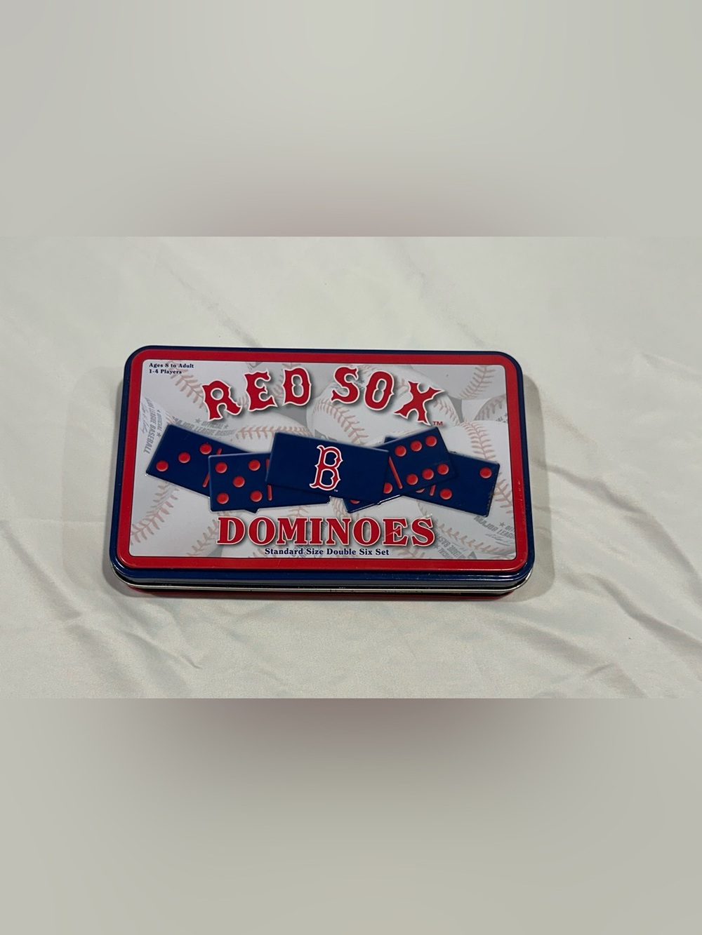 USAopoly Boston Red Sox Double Six Dominoes Set